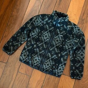 Columbia- Aztec Forest Green Patterned Fleece Jacket
